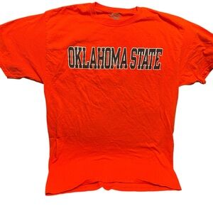 Champion Unisex Large OSU Oklahoma State Orange Crewneck Shirt with Pistol Pete